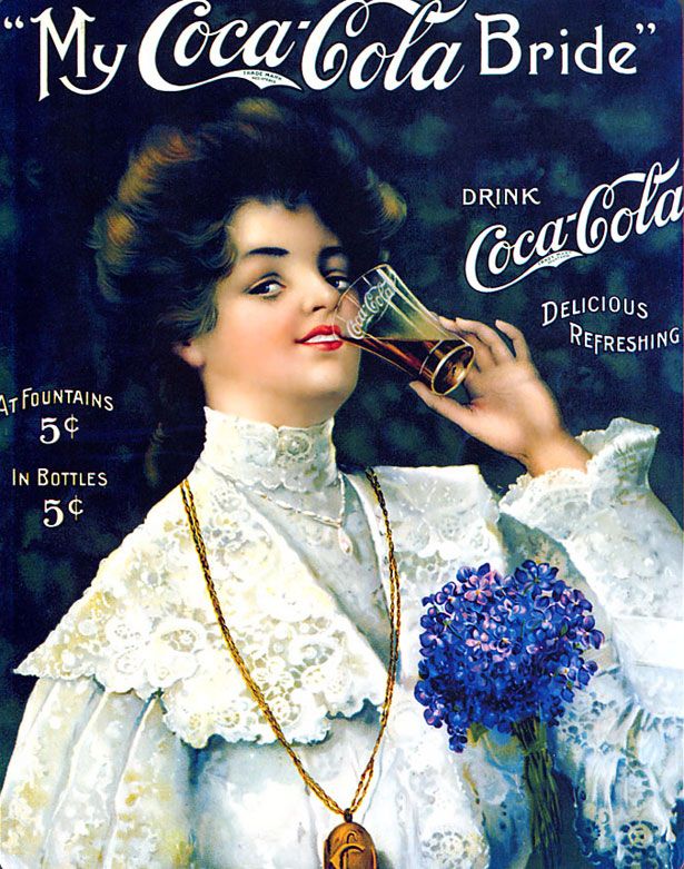 Ancienne Affiche De Coca Cola